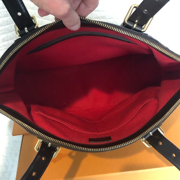 Authentic LOUIS VUITTON Damier Ebene Verona MM bag - Picture 4 of 6